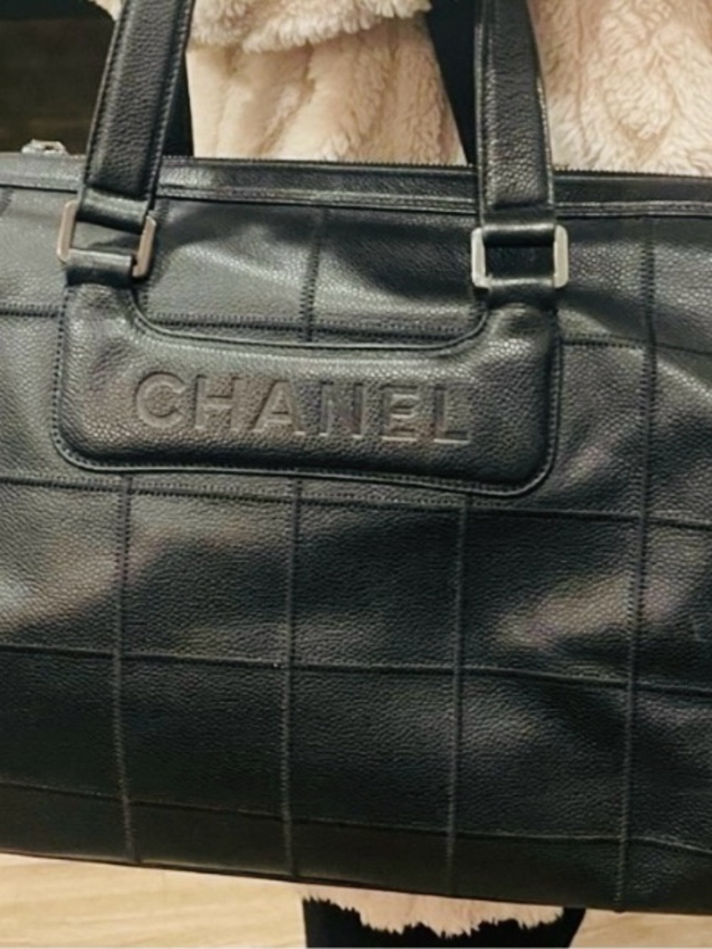 CHANEL Black Quilted Bag